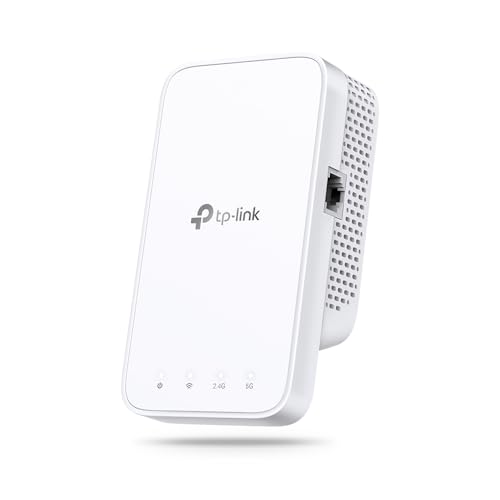 TP-Link RE330 WiFi Repeater, AC1200 Amplifier, Extender up to 120 m2, Powerful Repeater with Ethernet Port, EasyMesh, Compatible with All Internet Boxes