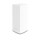 Linksys Velop MX4200 sistema WiFi 6 mesh tribanda (AX4200), router WLAN, repetidor, extensor con hasta 260 m² de cobertura, 3,5 veces más veloz, más de 40 dispositivos, paquete de 1, blanco