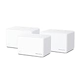 MERCUSYS Halo H80X(3-Pack) - Router Mesh WiFi 6 AX3000, Doble Banda 2 4Ghz/5Ghz, 3X Puertos Gigabit, Cobertura hasta 650m², MU-MIMO,OFDMA, 1024-QAM