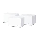 MERCUSYS Halo H80X(3-Pack) - Router Mesh WiFi 6 AX3000, Doble Banda 2 4Ghz/5Ghz, 3X Puertos Gigabit, Cobertura hasta 650m², MU-MIMO,OFDMA, 1024-QAM