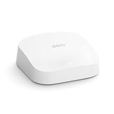 Sistema de Wi-Fi 6 Amazon eero Pro 6 de malla tribanda, con controlador de Hogar digital Zigbee integrado | 1 unidad | Caja de envío marrón