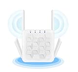 Repetidor WiFi, 300Mbps Extensor WiFi, Amplificador WiFi 2.4GHz con Repertidor/Ap Modo y la función WPS, Amplificador Señal de Red WiFi con Puerto Ethernet e Interfaz de Alimentación