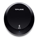 TP-Link - Bluetooth para coche Receptor Bluetooth Altavoces, Transmisor Bluetooth 4.1 con NFC, control hasta 20 metros (HA100)