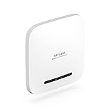 NETGEAR Punto de Acceso WiFi 6 inalámbrico de Doble Banda Velocidad AX4200 (WAX220), 1 x 1G Puerto Ethernet PoE+, hasta 256 Dispositivos 802.11ax, Adaptador de Corriente no Incluido