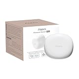 Aqara Sensor de Presencia FP1E Zigbee 3.0, Matter Over Bridge, Requiere Aqara HUB, Sensor de Movimiento por Radar mmWave, AI Spatial Learning, Compatible con HomeKit, Alexa, Google Home, SmartThings