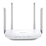 TP-Link Archer C50 - Router wifi de doble banda, 1200 Mbps, 2.4 GHz a 300 Mbps y 5 GHz a 867 Mbps, 4 antenas externas, Fast Ethernet, puerto de 100 Mbps, blanco