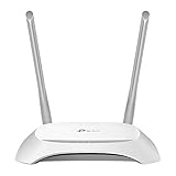 TP-Link TL-WR840N- Router WiFi 300 Mbps, 1xPuerto WAN 10/100mbps y 4xPuertos LAN 10/100mbps, 2X Antenas, Modo Punto Acceso, Modo WISP, Control Parental, Red de Invitados