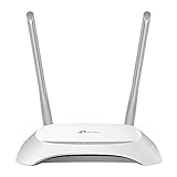 TP-Link TL-WR840N- Router WiFi 300 Mbps, 1xPuerto WAN 10/100mbps y 4xPuertos LAN 10/100mbps, 2X Antenas, Modo Punto Acceso, Modo WISP, Control Parental, Red de Invitados