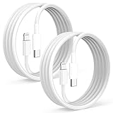 Paquete de 2 Cables de Carga rápida para iPhone de 2m [Certificado Apple MFi], USB Tipo C a Lightning Cable de Carga for Apple iPhone14 13 12 Pro XR XS MAX X 8 Plus