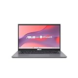 ASUS Chromebook Plus CX3402CBA-PQ0381 - Ordenador Portátil 14' Full HD (Intel Core i3-1215U, 8GB RAM, 128GB Flash, UHD Graphics, ChromeOS) Gris Roca - Teclado QWERTY español