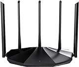 Tenda Router WiFi 6 AX1500, Doble Banda 2.4GHz/5GHz, Puerto LAN/WAN Gigabit, 5 Antenas de 6dBi, Modo Repetidor, Control Parental, WPA3, OFDMA, MU-MIMO, Beamforming, RX2 Pro Wi-Fi 6 Router