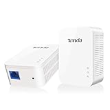 Tenda PH3 Adaptadores de Comunicación por Línea Eléctrica - PLC, Adaptador de Red Gigabit Ethernet Powerline (1000Mbps, Ahorro de Energía, Plug y Play, 2 Piezas)