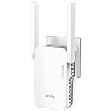 Cudy AX1800 Mesh- Repetidor de WiFi 6 Mesh1800Mbps 5GHz/2.4GHz, Amplificador WiFi Extensor con Enchufe, Indicador de Señal, Antenas Internas, Blanco RE1800