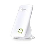 TP-Link N300 Tl-WA854RE - Repetidor Extensor de Red WiFi (2.4 GHz, 300 Mbps, Luz Indicadora,Puerto Ethernet, Modo Ap,Extensor, Antenas Internas), Blanco