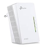 TP-Link TL-WPA4220 - Extensor Powerline AV600 a 300Mbps por Línea Eléctrica, HomePlug AV, PLC con Wifi, 2 Puertos Ethernet 10/100Mbps, 1 pieza