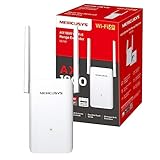 [Nuevo]MERCUSYS ME70X - Repetidor WiFi 6 AX1800, Amplificador WiFi Doble Banda, 1xPuerto Gigabit, Modo Punto Acceso, Indicador LED Inteligente, Botón WPS, Control Desde App