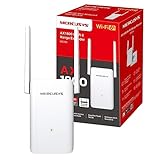 [Nuevo]MERCUSYS ME70X - Repetidor WiFi 6 AX1800, Amplificador WiFi Doble Banda, 1xPuerto Gigabit, Modo Punto Acceso, Indicador LED Inteligente, Botón WPS, Control Desde App