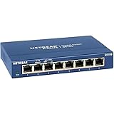 NETGEAR Switch no gestionado ProSAFE - GS108 - Sobremesa - 8 puertos Gigabit Ethernet de 10/100/1000 Mbps