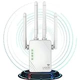 Extensor wifi, Amplificador WiFi de 1200mbps, 2024 repetidor WiFi, intensificador WiFi de Doble frecuencia de 5ghz y 2,4ghz, Modo repetidor/router/Ap, Compatible con Todas Las Cajas de Internet