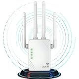 Extensor wifi, Amplificador WiFi de 1200mbps, 2024 repetidor WiFi, intensificador WiFi de Doble frecuencia de 5ghz y 2,4ghz, Modo repetidor/router/Ap, Compatible con Todas Las Cajas de Internet