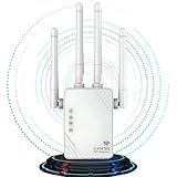 Extensor WiFi, Amplificador WiFi de 1200mbps, 2024 repetidor WiFi, intensificador WiFi de Doble frecuencia de 5ghz y 2,4ghz, Modo repetidor/Router/Ap, Compatible con Todas Las Cajas de Internet