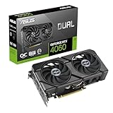 ASUS Dual GeForce RTX 4060 EVO OC Edition 8GB GDDR6 (PCIe 4.0, 8GB GDDR6, DLSS 3, HDMI 2.1a, DisplayPort 1.4a, diseño de Ventilador Axial-Tech, tecnología 0dB, Dual BIOS, tecnología Auto-Extreme)