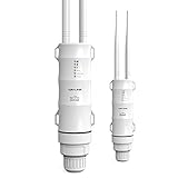 WAVLINK AC600 Dual Band Repetidor Exterior de WiFi, Punto de Acceso de Wireless,Repetidor/Ap Mode/Router/WISP, 2.4GHz 150Mbps + 5GHz 433Mbps, Modelo de PoE pasivo, 100m+,Blanco