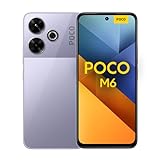 Xiaomi Poco M6 - Smartphone de 8+256GB, Pantalla AMOLED de 6.79” 90Hz FHD+, MediaTek Helio G91-Ultra, Cámara de 108 MP, 5030 mAh, Morado (Versión ES)