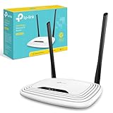 TP-Link TL-WR841N - WiFi router inalámbrico, 300 Mbps de velocidad, antenas de 5 dBi, modo multi, fácil de usar, 4 puertos LAN y 1 puerto WAN de 10/100 Mbps, Blanco